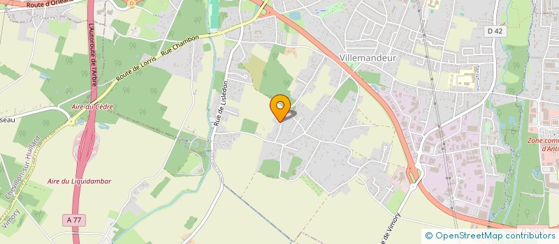 localisation de l'entreprise GASPANCE  VILLEMANDEUR