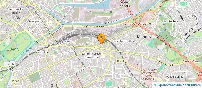 localisation de l'entreprise GASPAR à CAEN