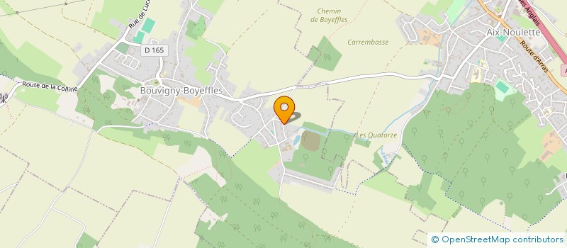 localisation de l'entreprise GASPARD  BOUVIGNY-BOYEFFLES