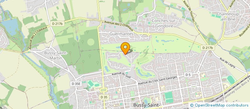 localisation de l'entreprise GASPARD  BUSSY-SAINT-GEORGES