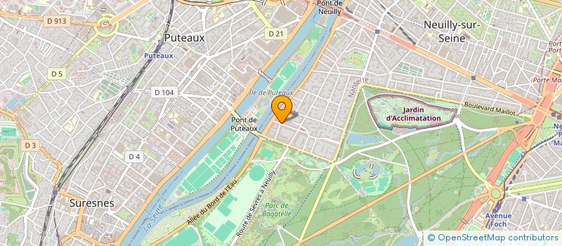 localisation de l'entreprise GASPARD à NEUILLY-SUR-SEINE
