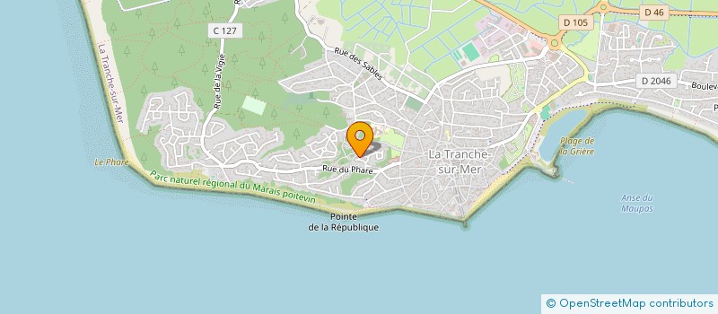 localisation de l'entreprise GASPARD à LA TRANCHE-SUR-MER