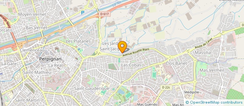 localisation de l'entreprise GASPARD  PERPIGNAN