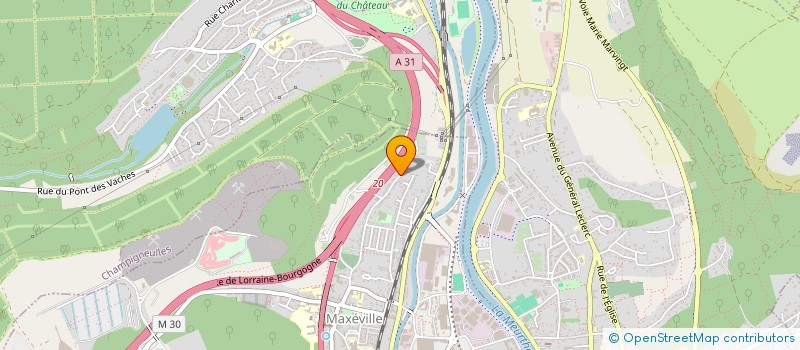 localisation de l'entreprise GASPARD  MAXEVILLE