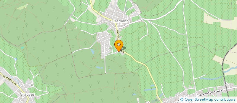 localisation de l'entreprise GASPARD-CREPAUX à CRAMANT