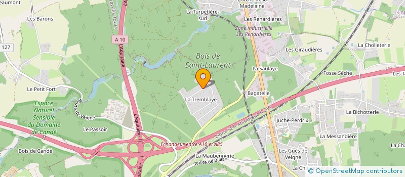 localisation de l'entreprise GASPARD DOLVE à VEIGNE