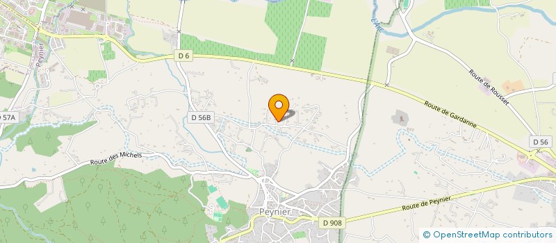 localisation de l'entreprise GASPARD LE BUSARD  PEYNIER