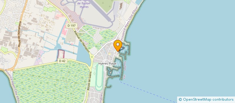 localisation de l'entreprise GASPARD MELEE VOILES à HYERES