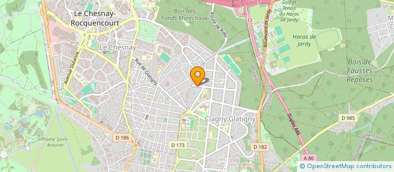 localisation de l'entreprise GASPARD-SIMIAN PRO à VERSAILLES