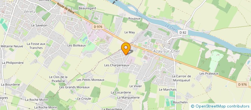 localisation de l'entreprise GASPARD STUDIO  AZAY-SUR-CHER