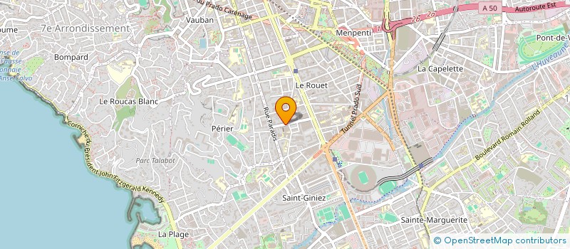 localisation de l'entreprise GASPARD USA à MARSEILLE