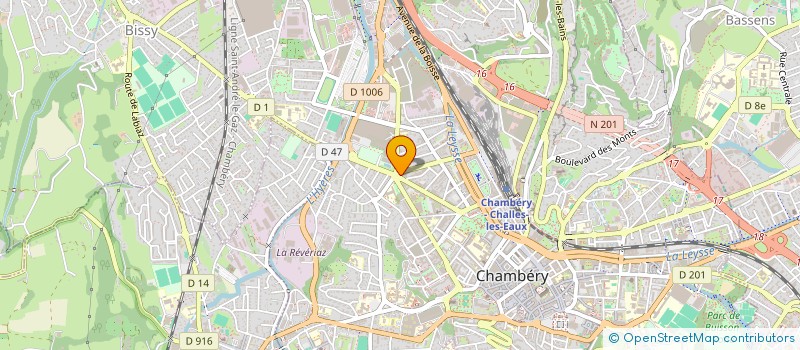 localisation de l'entreprise GASPARDANDCO à CHAMBERY