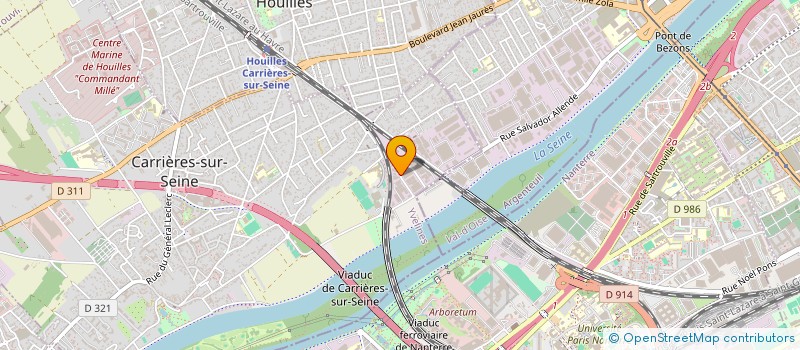 localisation de l'entreprise GASPARIMMO  CARRIERES-SUR-SEINE