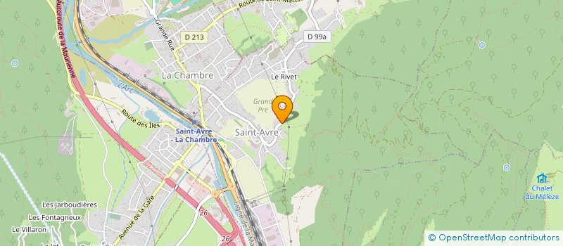 localisation de l'entreprise GASPARINI à SAINT-AVRE