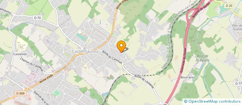 localisation de l'entreprise GASPARINI PUITS à CASTELMAUROU