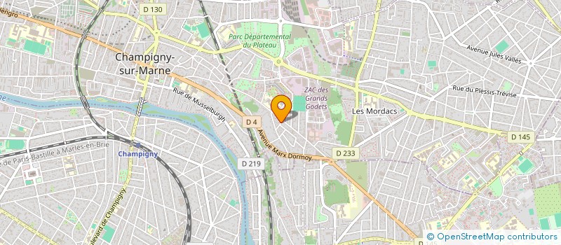 localisation de l'entreprise GASPARITO  CHAMPIGNY-SUR-MARNE