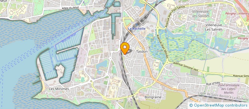 localisation de l'entreprise GASPART CREATEURS EN CHARENTE MARITIME  LA ROCHELLE