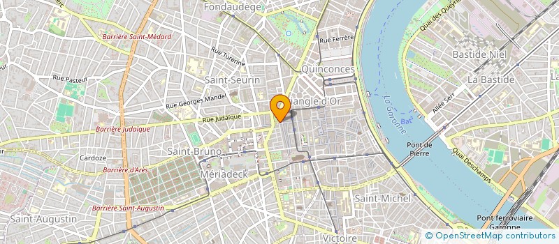 localisation de l'entreprise GASPART SNC à BORDEAUX