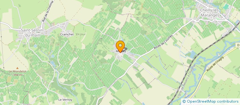 localisation de l'entreprise GASPAUL  CHEILLY-LES-MARANGES