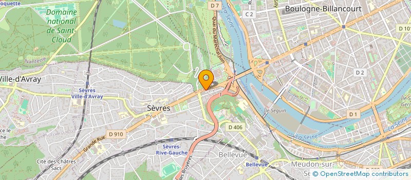 localisation de l'entreprise GASPE à SEVRES