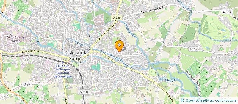 localisation de l'entreprise GASPERI  L'ISLE-SUR-LA-SORGUE