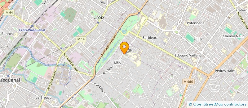 localisation de l'entreprise GASPI'LILLE à CROIX