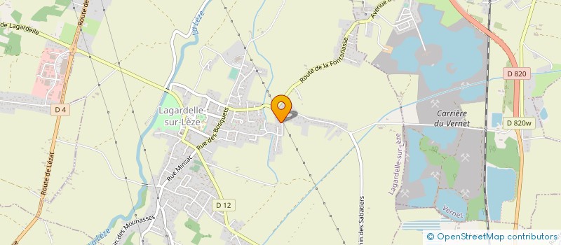 localisation de l'entreprise GASPIN ENERGIE  LAGARDELLE-SUR-LEZE