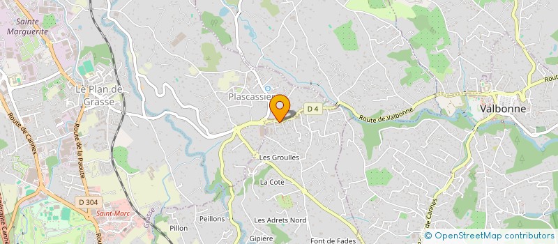 localisation de l'entreprise GASPRI CONSTRUCTION  MOUANS-SARTOUX