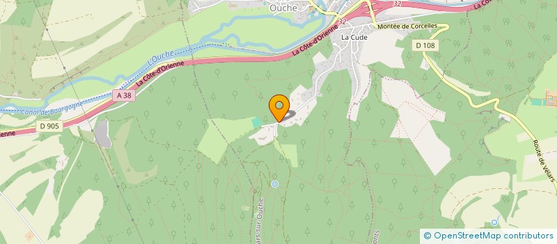 localisation de l'entreprise GASPROM  VELARS-SUR-OUCHE