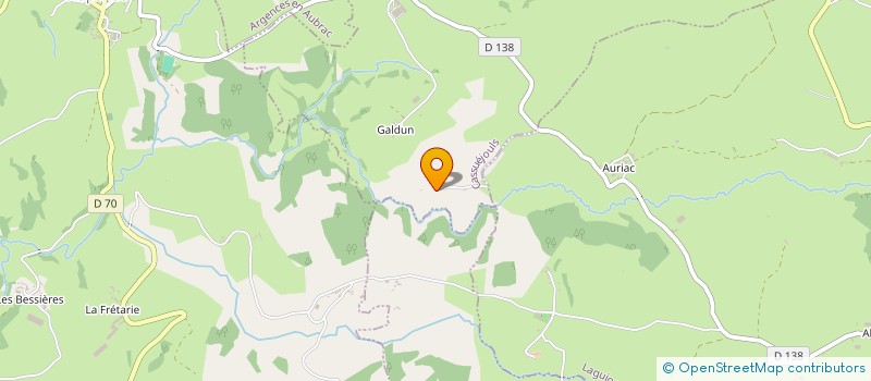 localisation de l'entreprise GASQ DE LA COMBAURIE  LAGUIOLE