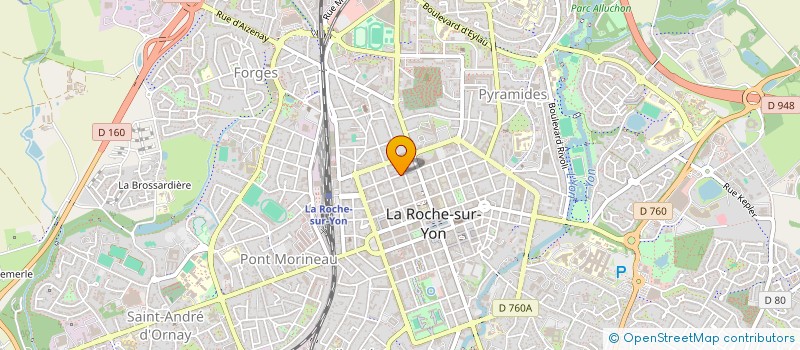 localisation de l'entreprise GASQA à LA ROCHE-SUR-YON