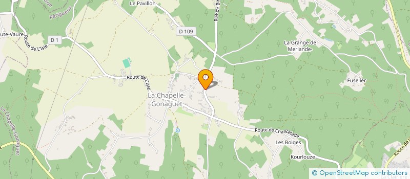 localisation de l'entreprise GASQUET-MALAUZAT  LA CHAPELLE-GONAGUET