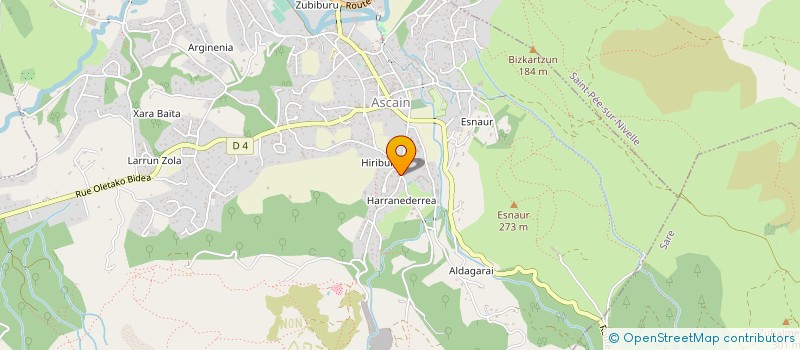 localisation de l'entreprise GASQUET REEPEN à ASCAIN