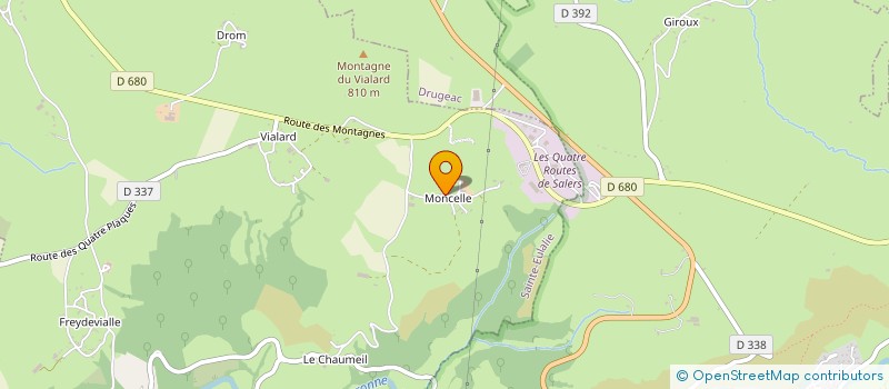 localisation de l'entreprise GASQUET TP à SAINTE EULALIE
