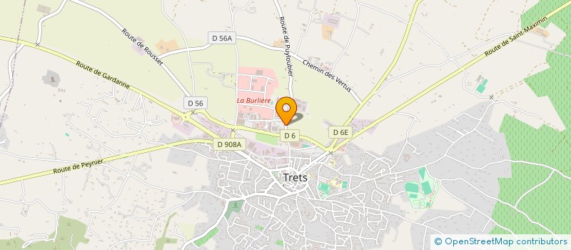 localisation de l'entreprise GASQUY à TRETS