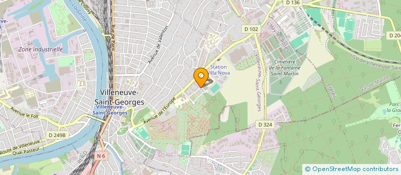 localisation de l'entreprise GASS BTP à VILLENEUVE-SAINT-GEORGES