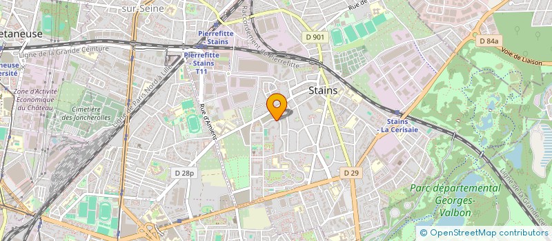 localisation de l'entreprise GASS & DD à STAINS
