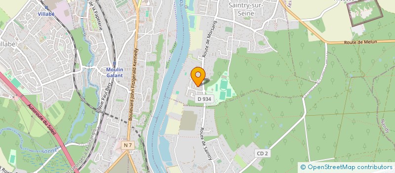 localisation de l'entreprise GASS LILI à SAINTRY-SUR-SEINE