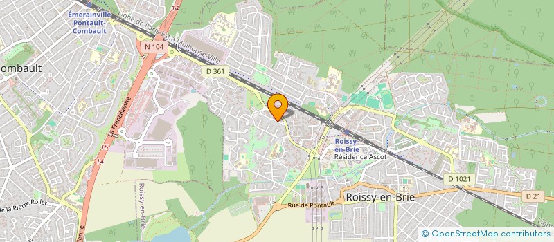 localisation de l'entreprise GASS TRANSPORTS  ROISSY-EN-BRIE