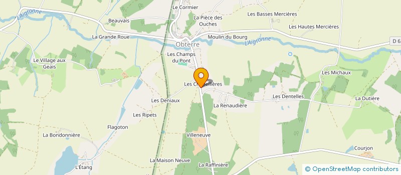 localisation de l'entreprise GASSELIN à AZAY-LE-FERRON