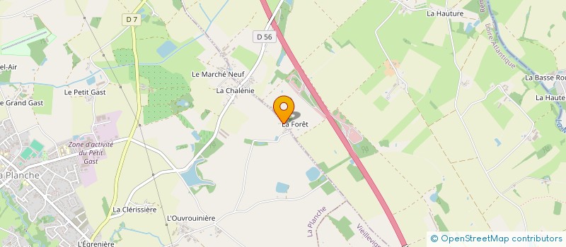 localisation de l'entreprise GASSELIN à TREIZE-SEPTIERS