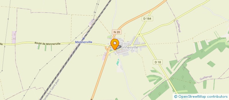 localisation de l'entreprise GASSELIN TRAVAUX PUBLICS à MONNERVILLE