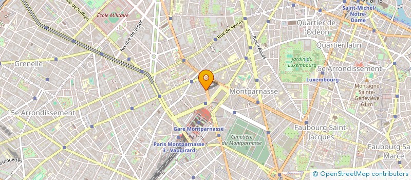 localisation de l'entreprise GASSENDI  PARIS