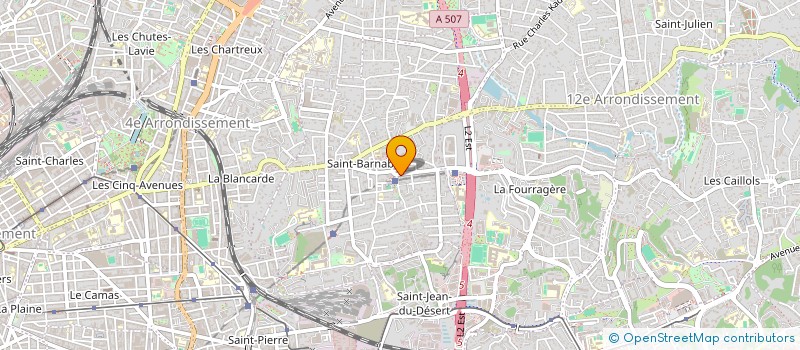 localisation de l'entreprise GASSENDI DIFFUSION à MARSEILLE