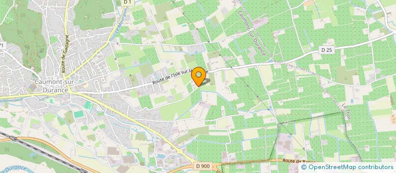 localisation de l'entreprise GASSER EARL à CAUMONT-SUR-DURANCE