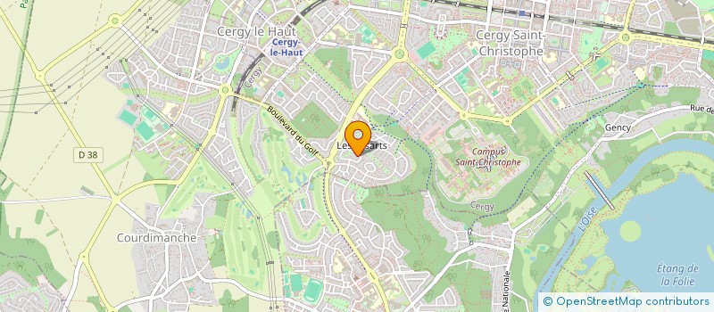 localisation de l'entreprise GASSER HAFFNER  CERGY