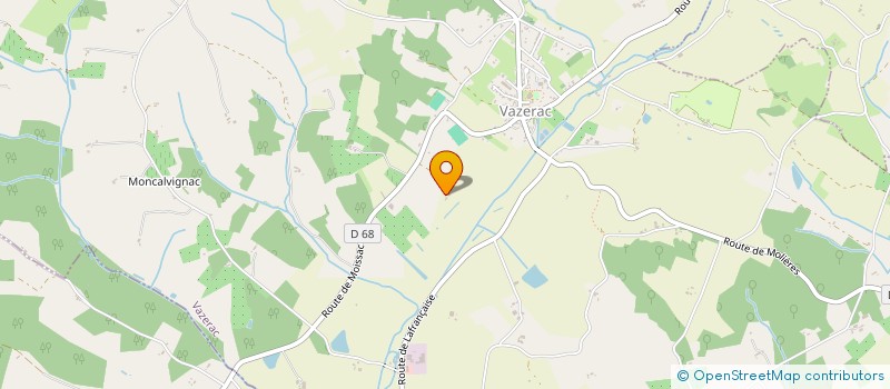 localisation de l'entreprise GASSERAS  VAZERAC