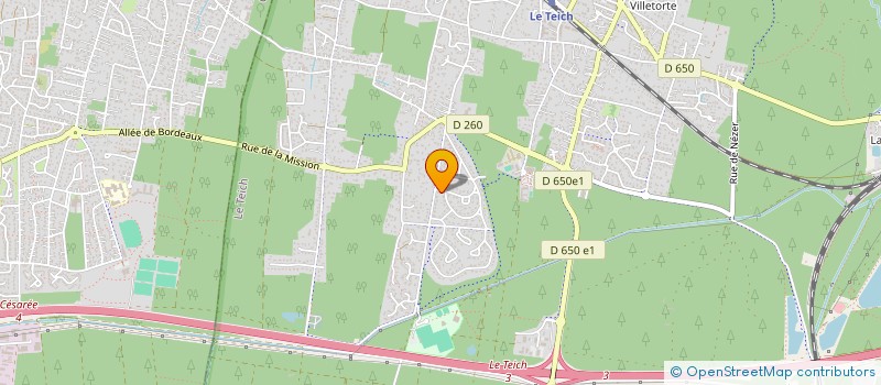 localisation de l'entreprise GASSIAN CONSTRUCTION à LE TEICH