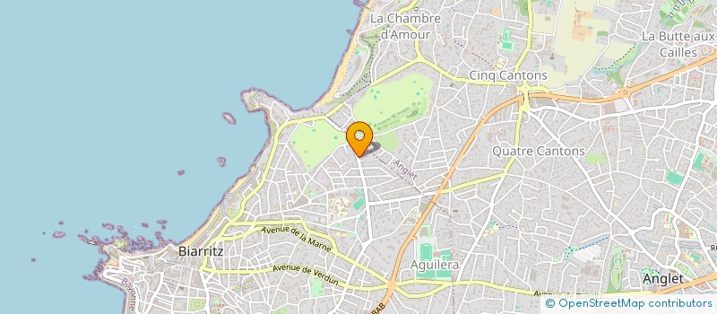 localisation de l'entreprise GASSIAT-LAPLACE à BIARRITZ