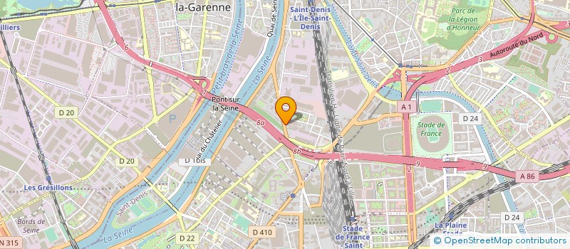 localisation de l'entreprise GASSICO à SAINT-DENIS